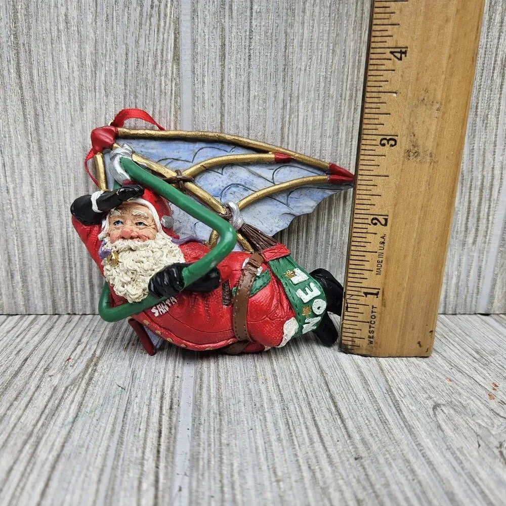 Midwest Cannon Falls Santa Hang Glider Ornament Christmas Holiday Decor‎ Gift